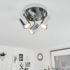 Douarnenez Ceiling Light chrome, 3-light sources