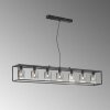 Fischer & Honsel Iska Pendant Light black, 7-light sources