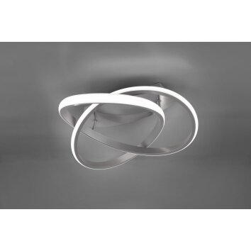 Reality Course Ceiling Light LED matt nickel, 1-light source