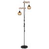 Globo PAULO Floor Lamp Ecru, black, 2-light sources