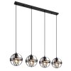 Globo TAMARA Pendant Light black, 4-light sources