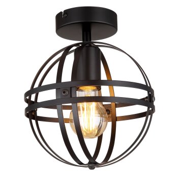 Globo TAMARA Ceiling Light black, 1-light source