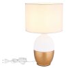 Globo VALENTINO Table lamp gold, white, 1-light source