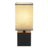 Globo VALENTINO Table lamp black, 1-light source