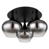 Globo MAXY Ceiling Light black, 3-light sources