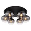 Globo MAXY Ceiling Light black, 6-light sources