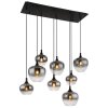 Globo MAXY Pendant Light black, 8-light sources