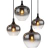 Globo MAXY Pendant Light black, 8-light sources