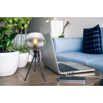 Globo MAXY Table lamp black, 1-light source