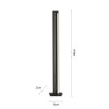 Paul Neuhaus PURE-LINES Floor Lamp LED anthracite, 1-light source, Remote control