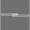 Leuchten-Direkt IVEN Ceiling Light LED brushed steel, 1-light source