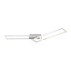 Leuchten-Direkt IVEN Ceiling Light LED brushed steel, 1-light source