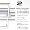 Leuchten-Direkt ASMIN Ceiling Light LED brushed steel, 1-light source, Remote control