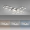 Leuchten-Direkt ASMIN Ceiling Light LED brushed steel, 1-light source, Remote control
