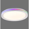 Leuchten-Direkt RIBBON Ceiling Light LED white, 2-light sources, Remote control, Colour changer