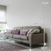 Steinhauer Soleil UpLighter LED brushed steel, 2-light sources