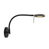 Steinhauer Turound Wall Light LED black, 1-light source