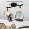 Covelas Ceiling Light Ecru, black, 2-light sources