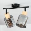 Covelas Ceiling Light Ecru, black, 2-light sources