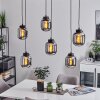 Arieux Pendant Light black, 6-light sources