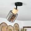 Covelas Ceiling Light Ecru, black, 1-light source