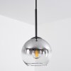 Koyoto  Pendant Light glass 15 cm clear, Smoke-coloured, 1-light source