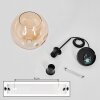 Koyoto  Ceiling Light glass 20 cm Amber, 1-light source