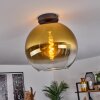 Koyoto  Ceiling Light glass 30 cm gold, clear, 1-light source