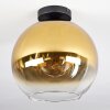Koyoto  Ceiling Light glass 30 cm gold, clear, 1-light source