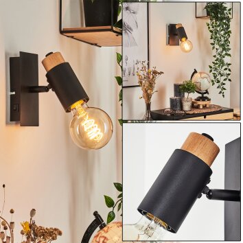 Brenier Wall Light black, 1-light source