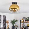 Koyoto  Ceiling Light glass 25 cm gold, clear, 1-light source