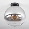 Koyoto  Ceiling Light glass 30 cm clear, Smoke-coloured, 1-light source