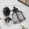 Safari Wall Light black, 1-light source