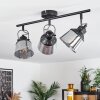 Safari Ceiling Light black, 3-light sources