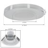 Armaes recessed light LED white, 1-light source, Colour changer