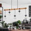 Afurada Pendant Light Ecru, black, 5-light sources