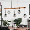 Afurada Pendant Light Ecru, black, 5-light sources