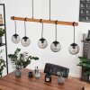 Afurada Pendant Light Ecru, black, 5-light sources