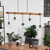 Afurada Pendant Light Ecru, black, 5-light sources