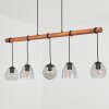 Afurada Pendant Light Ecru, black, 5-light sources
