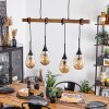 Pedreles Pendant Light Ecru, black, 4-light sources