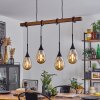 Pedreles Pendant Light Ecru, black, 4-light sources