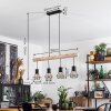 Bardhaman Pendant Light Ecru, black, 4-light sources