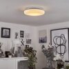 iDual Chloe Ceiling Light LED silver, white, 1-light source, Remote control, Colour changer
