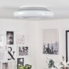 iDual Chloe Ceiling Light LED silver, white, 1-light source, Remote control, Colour changer