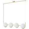 Brilliant Glint Pendant Light gold, 4-light sources