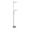 Steinhauer Turound UpLighter LED brushed steel, 2-light sources