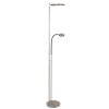 Steinhauer Turound UpLighter LED brushed steel, 2-light sources