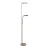 Steinhauer Turound UpLighter LED brushed steel, 2-light sources