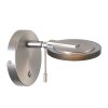Steinhauer Turound Wall Light LED brushed steel, 1-light source